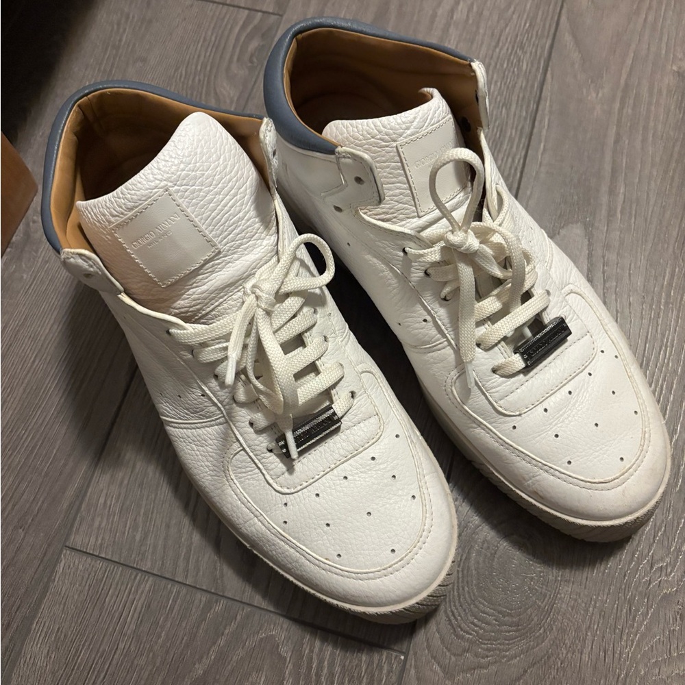 GIORGIO ARMANI VINTAGE WHITE SNEAKERS